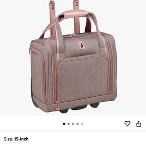 London Fog Brown Under Seat Bag